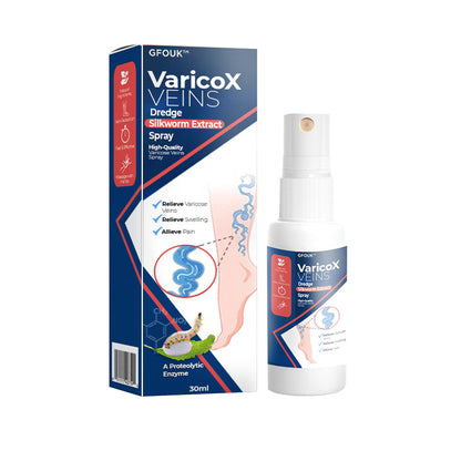 GFOUK™ Spray de extracto de gusano de seda para dragado de venas VaricoX