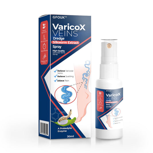 GFOUK™ Spray de extracto de gusano de seda para dragado de venas VaricoX