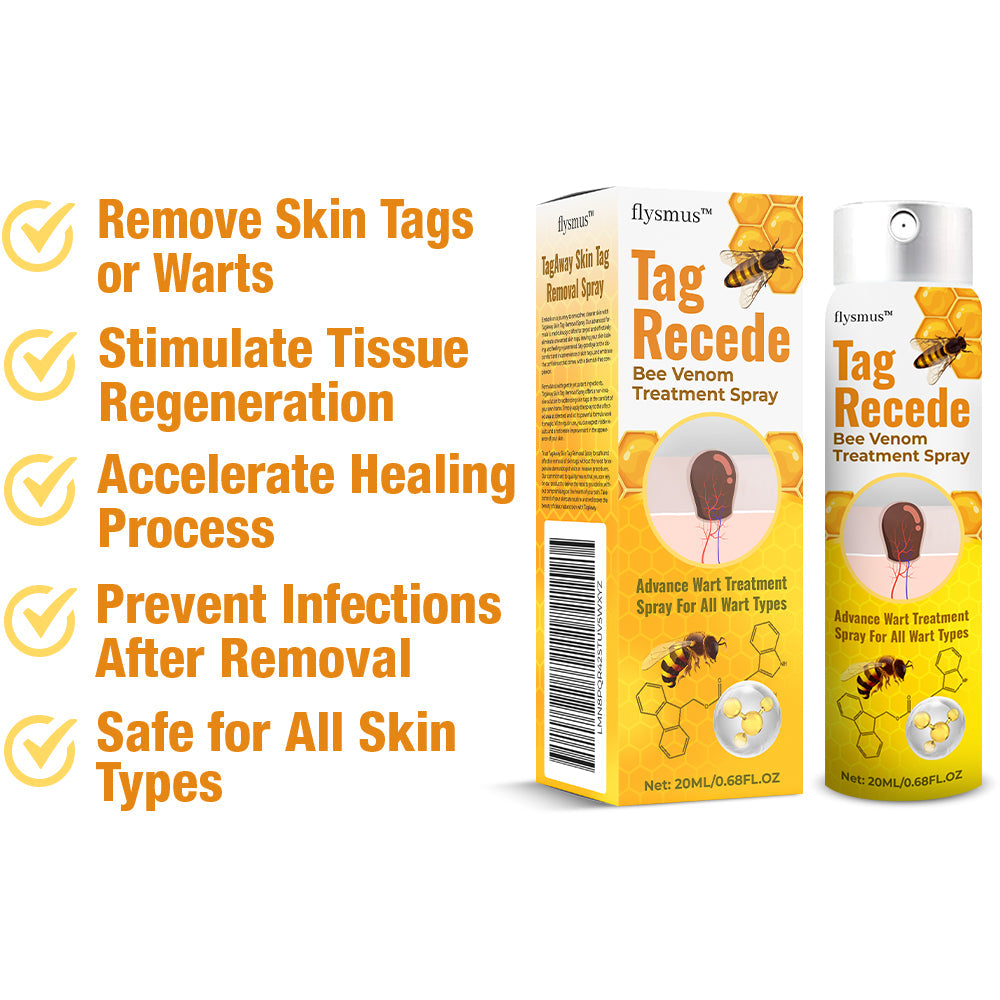 flysmus™ - Tag Recede Spray para el tratamiento del veneno de abeja